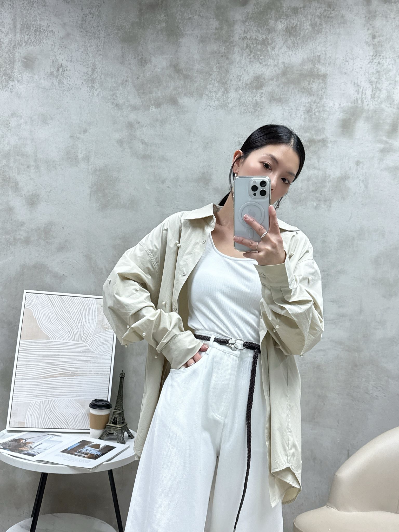 C02 蘇蘇腳連Belt牛仔褲