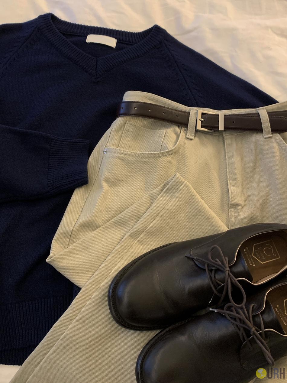 【100%保證韓國直送】韓國品牌原創：日常必備純棉休閒寬版長褲 [4 color] RL114799