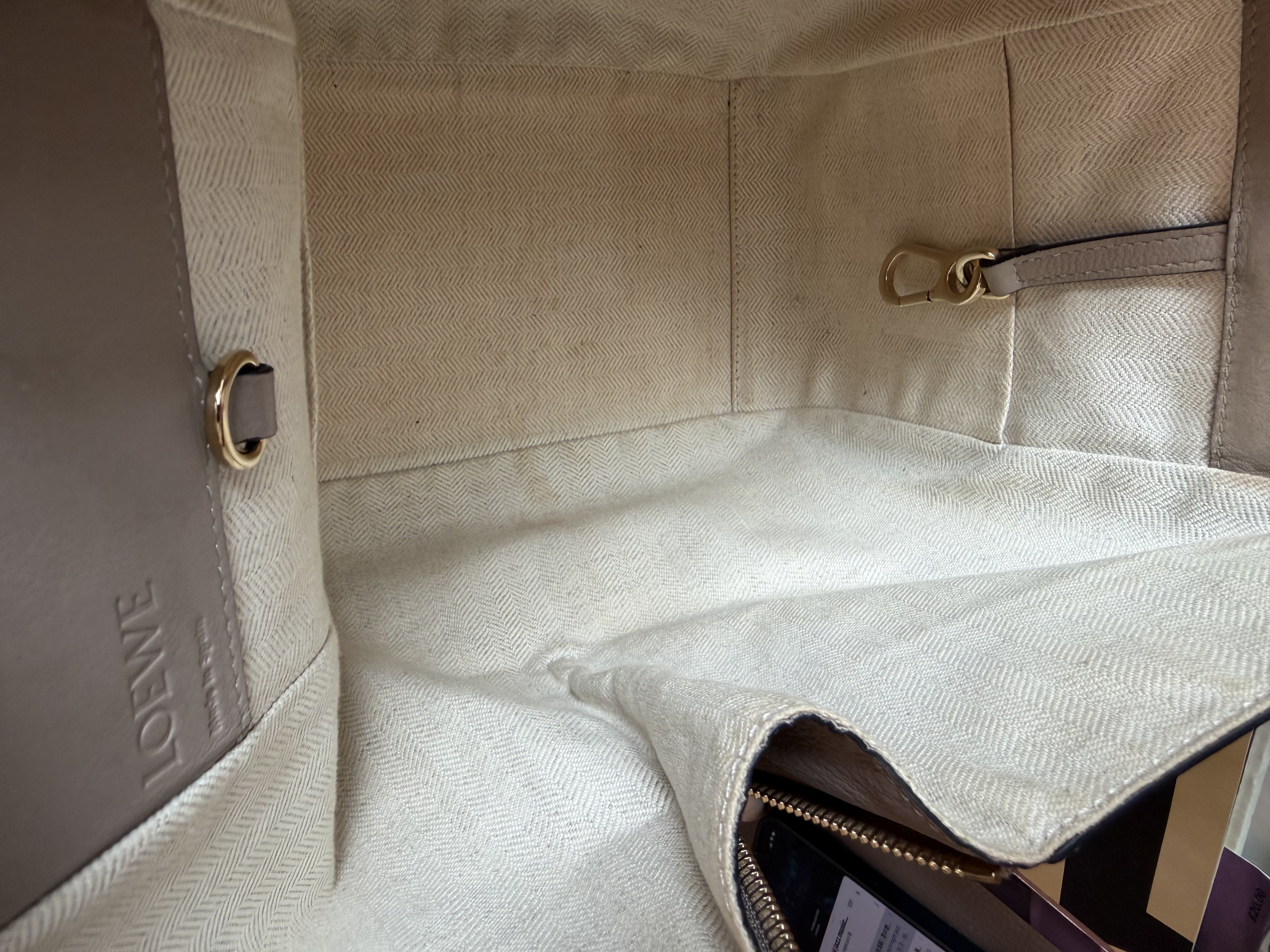 Loewe Hammock grey leather bag / shoulder bag handbag crossbody bag