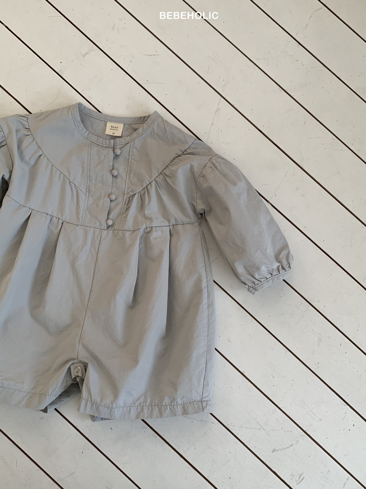 🌸預訂 韓國直送🌸🇰🇷BEBEHOLIC三色簡約寬鬆長袖連身褲