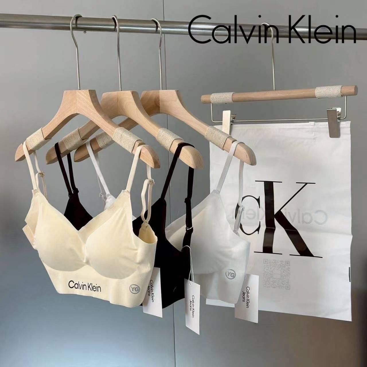 2件$80,CK 原單美背內衣