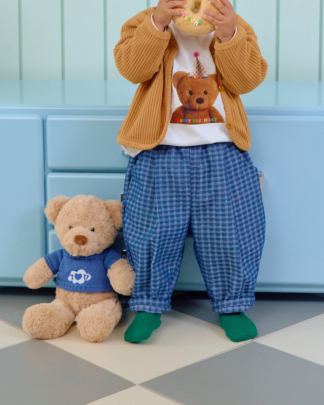 OOTT | Denim Check Pants