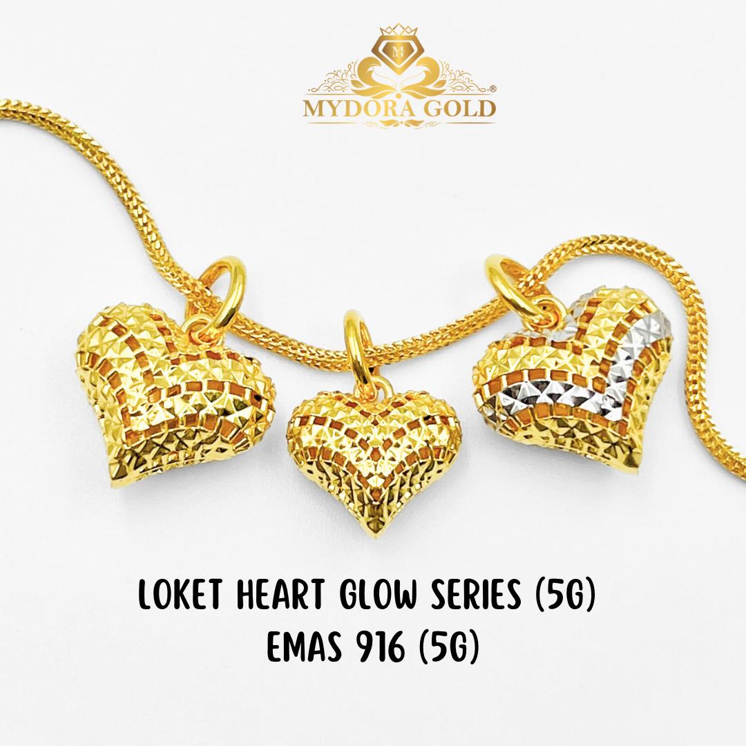MYDORA Loket Heart Glow Series (5G) l EMAS 916/22K