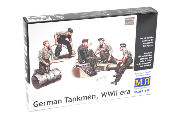 1/35 German Tankmen, WWII era