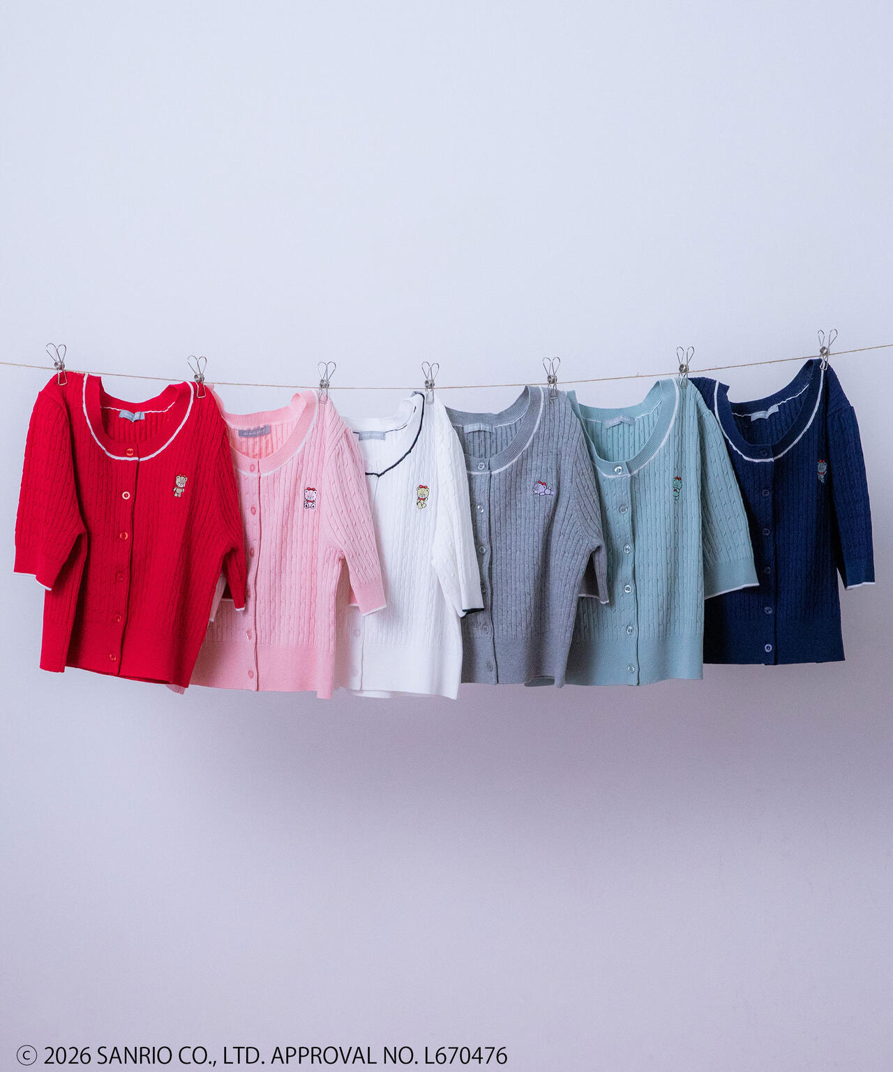  🎀【預訂】 JILL by JILL STUART Tiny Chum Collaboration Cardigan - Pink