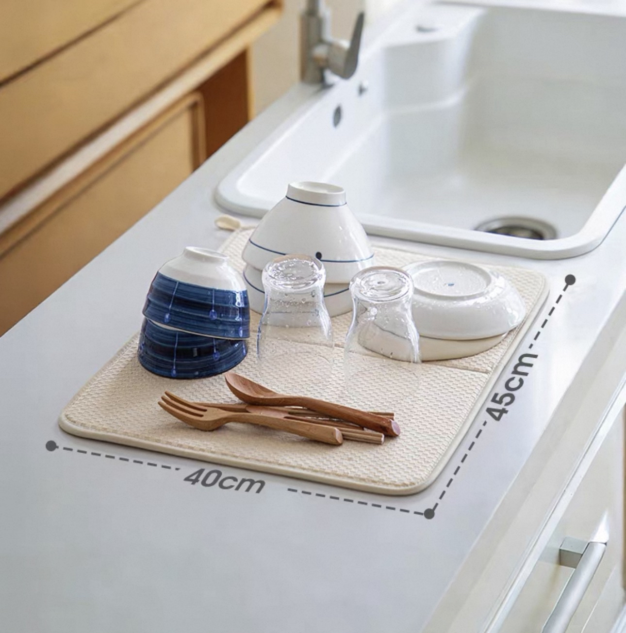 日本霜山廚房枱面吸水墊
