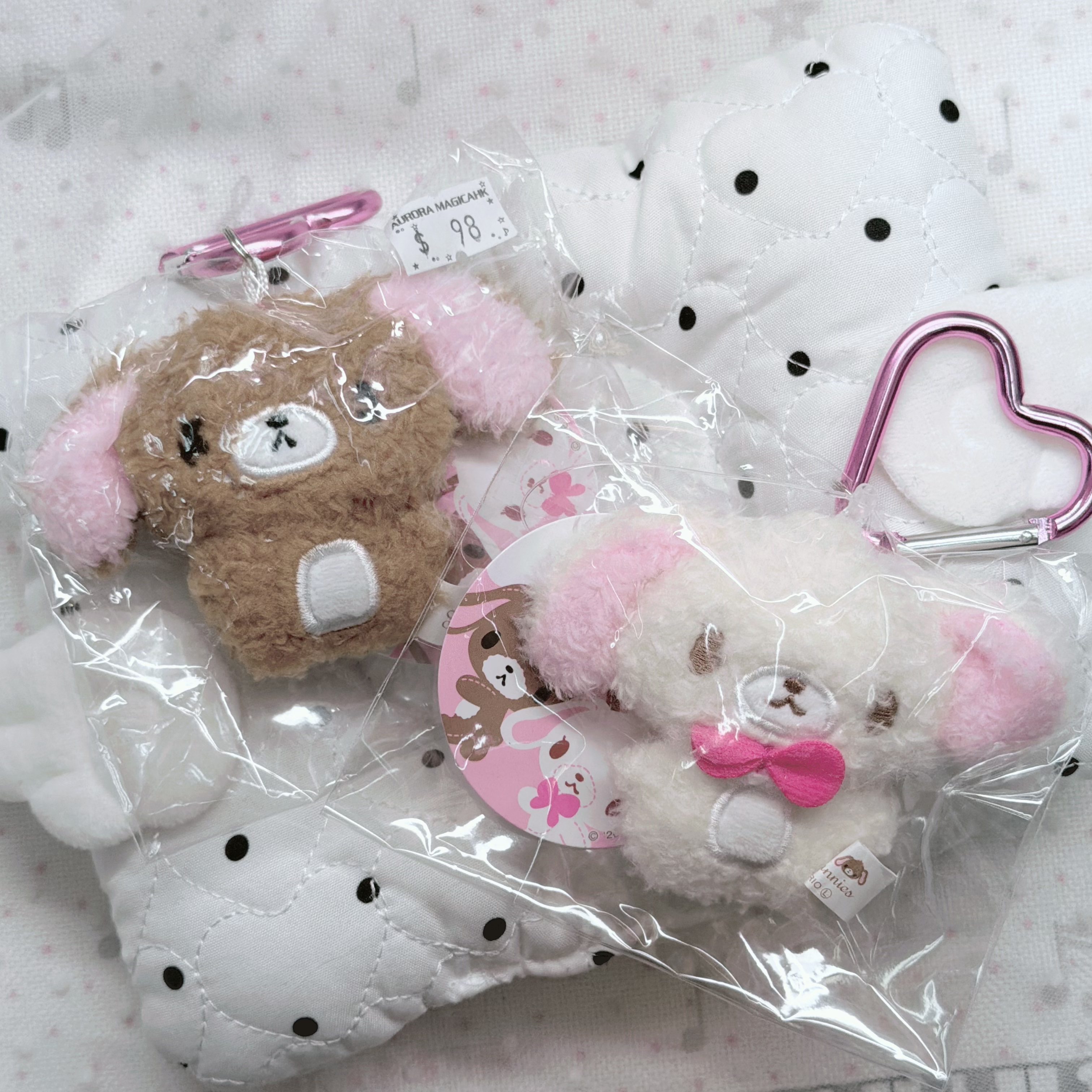MINI Sugarbunnies 愛心扣吊飾
