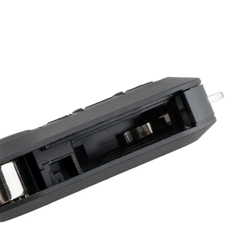 適用於菲亞特折疊汽車鑰匙殼 黑色3鍵-鎖鍵 UA0547