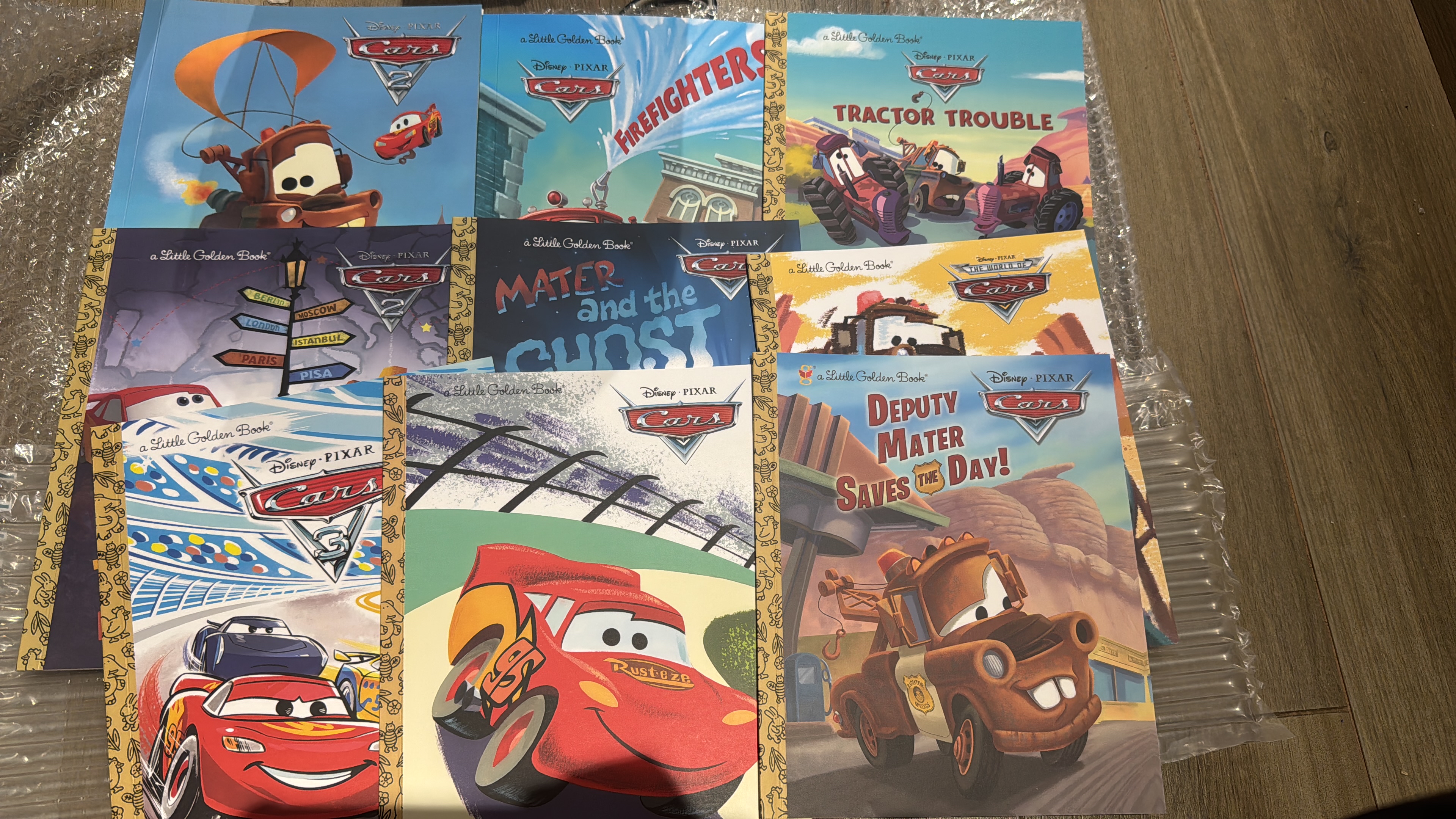 Disneyland a little golden book. The world of Car賽車總動員9冊