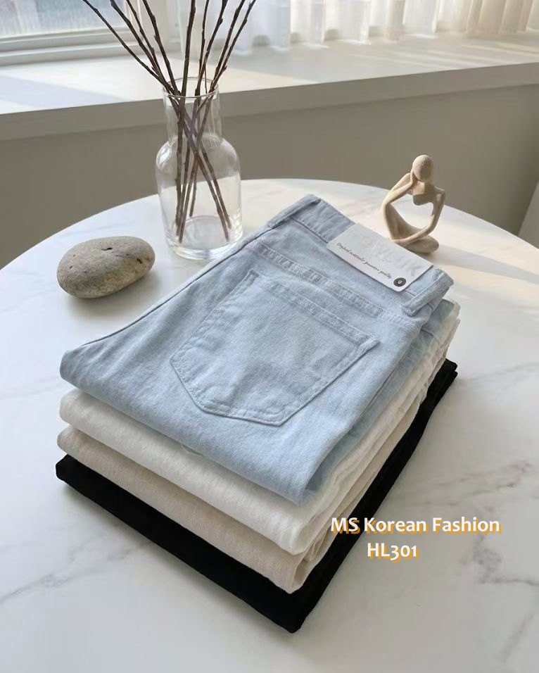 HL301 韓國🌼Howluk春版彈力棉直腳褲