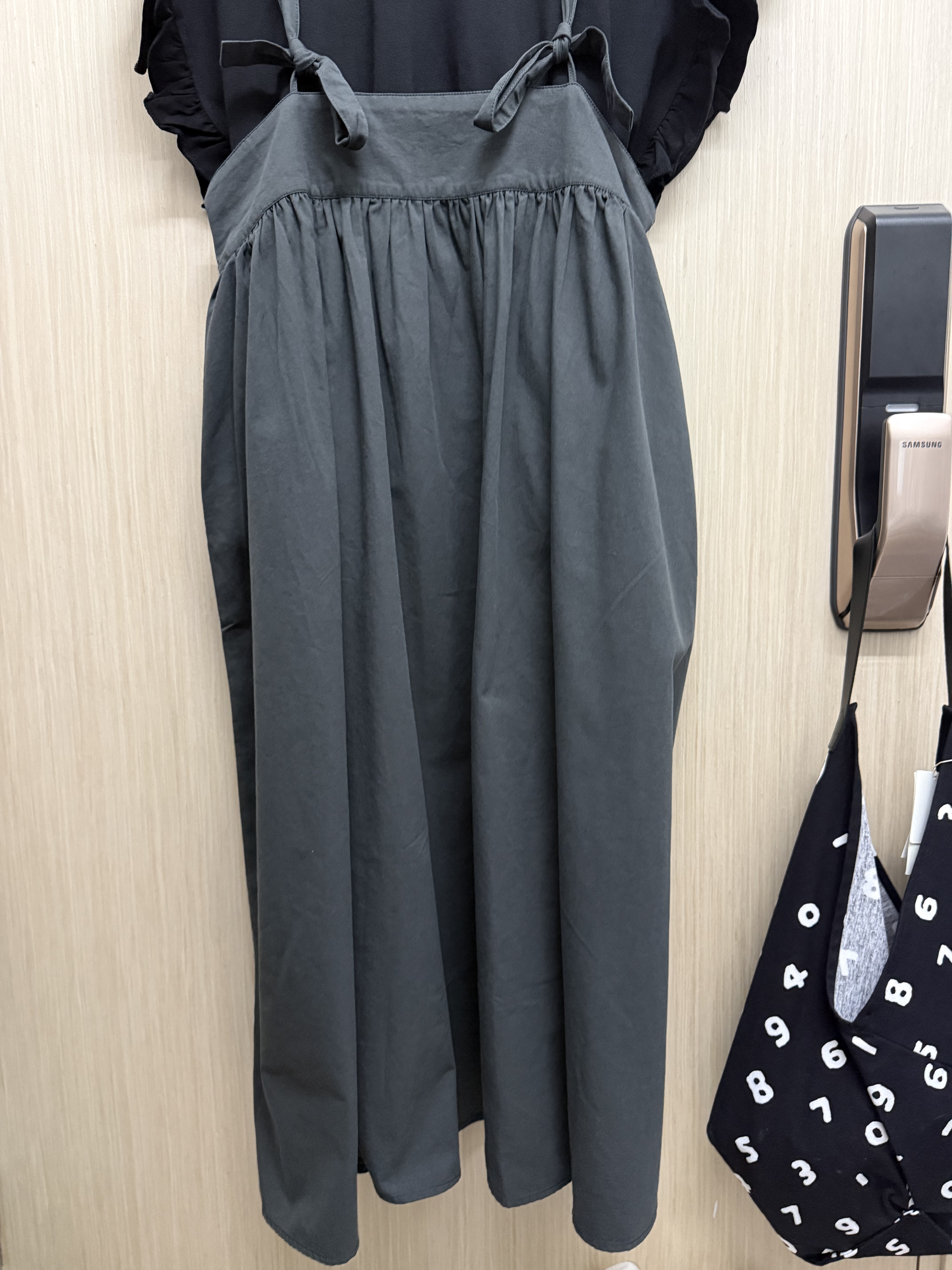 後綁結修腰吊帶𝐎𝐏𝐒（炭灰）