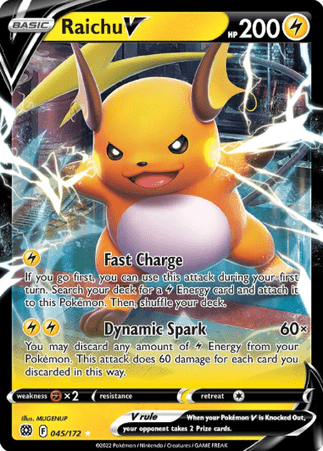 Pokemon TCG Brilliant Stars - Raichu V-045/172