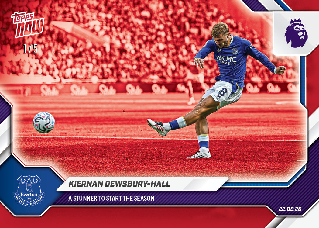 Kiernan Dewsbury-Hall - 2026/27 Premier League Topps NOW® #6 開季入球【團購】
