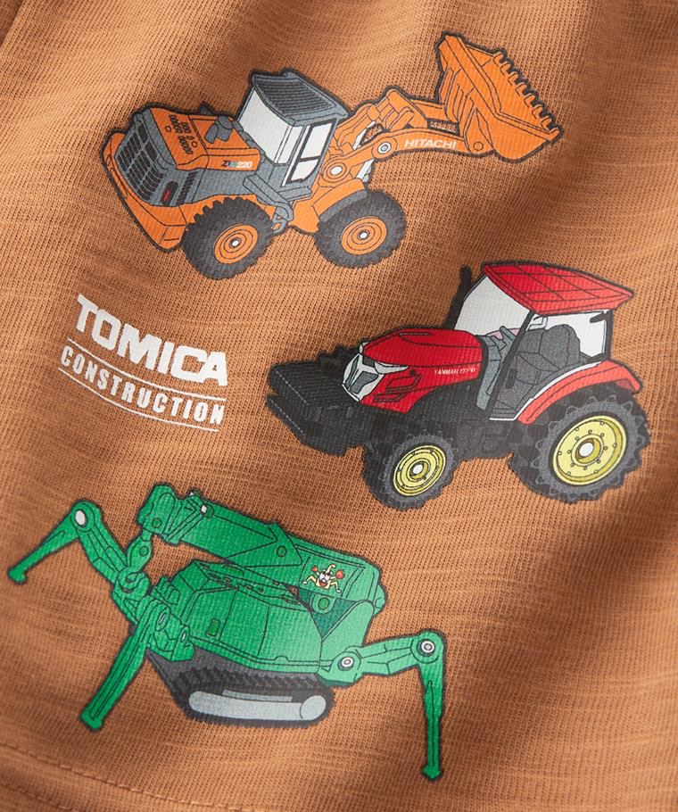 💚預訂 台灣直送💚Tomica三色車車印花竹節棉口袋短褲