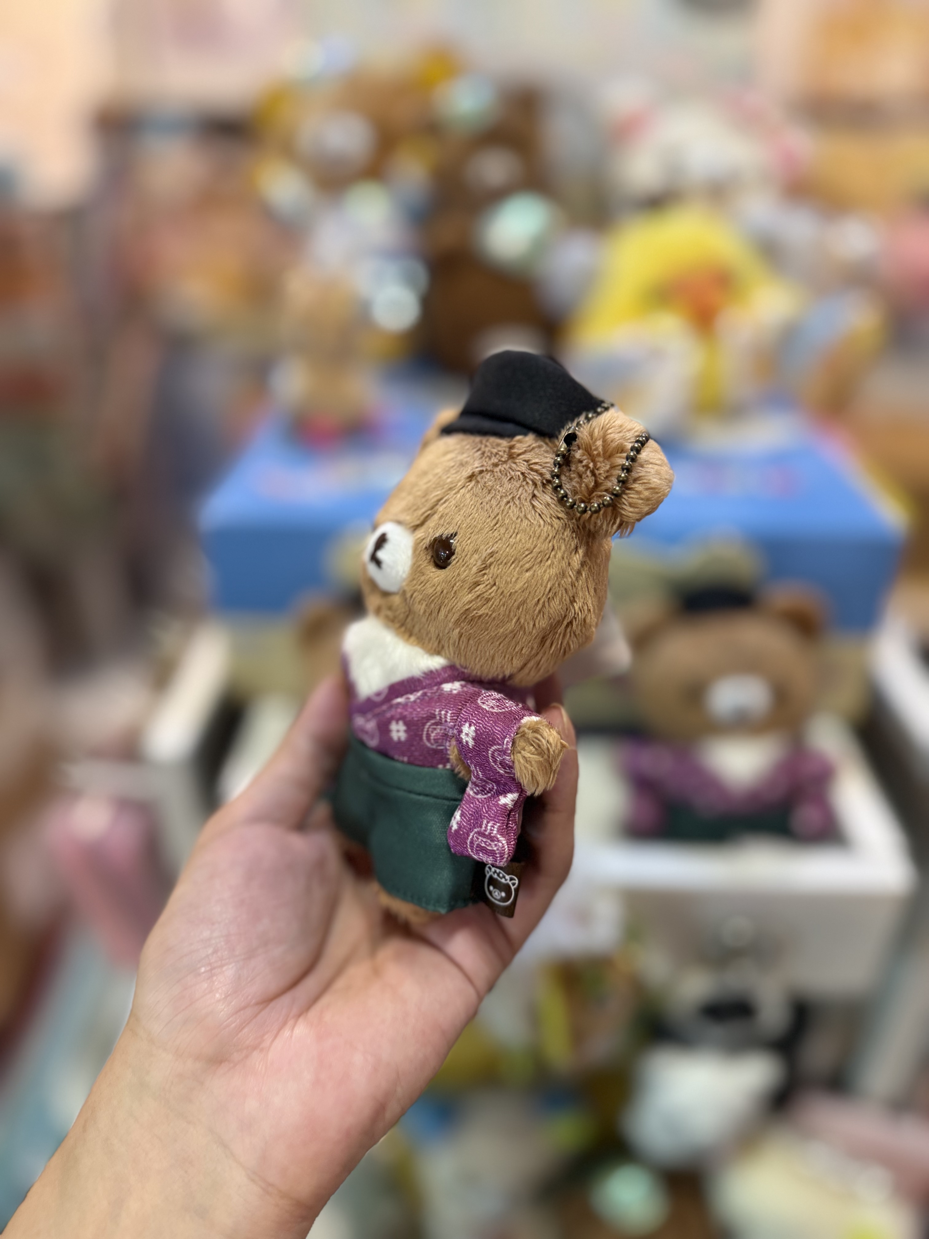 《現貨》全新日本道後溫泉店限定小熊掛飾