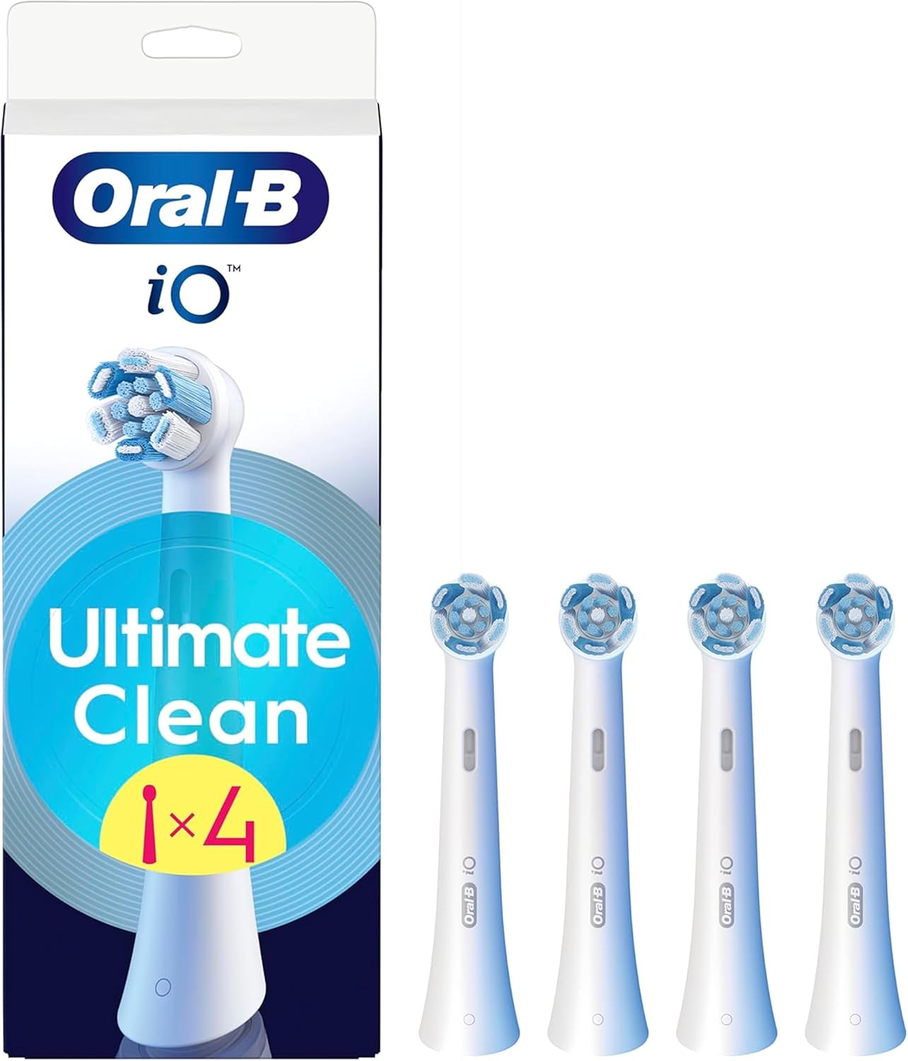 Oral-B iO終極清潔刷頭 白色4支裝