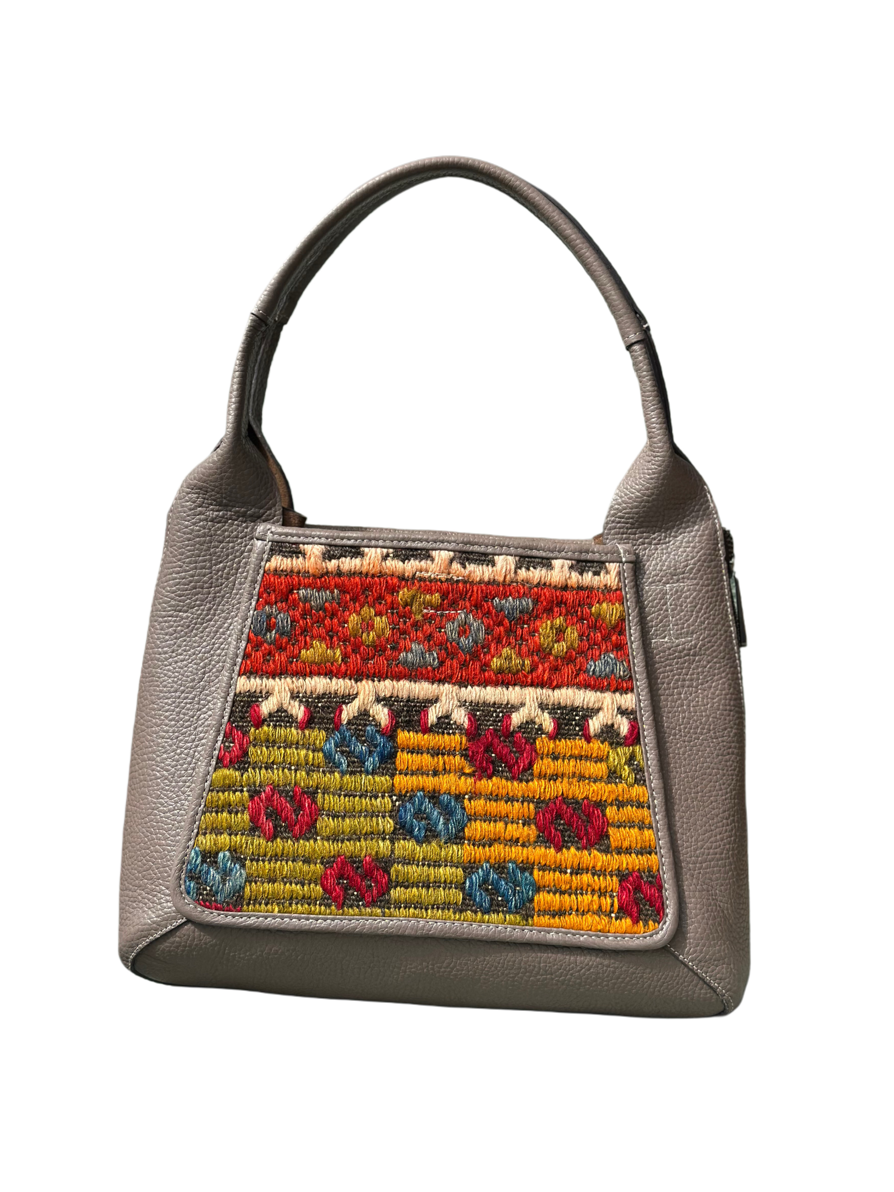 K30 土耳其真皮地氈手袋（大象灰）