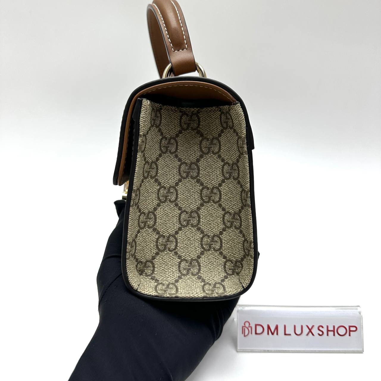Gucci Padlock Top Handle Small GHW