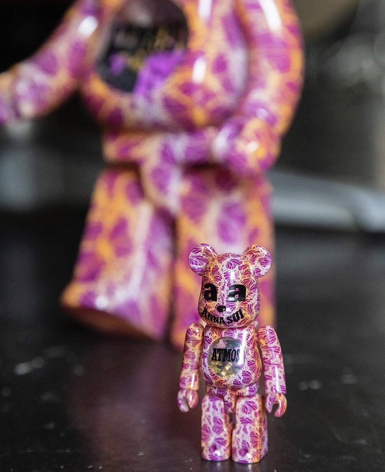 日本限量版limited edition BE@RBRICK atmos x ANNA SUI 100% & 400%