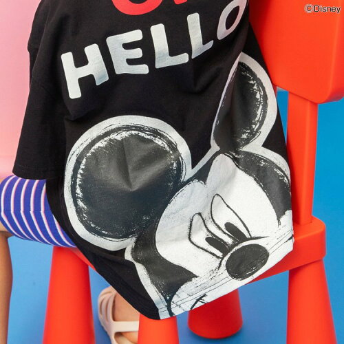 🆕【⭐訂購⭐】🇯🇵 日本直送 🌀#Mickey #Minnie oversized 大剪影 短袖TEE [2款選]🌀 [ELCA-0126][260401]
