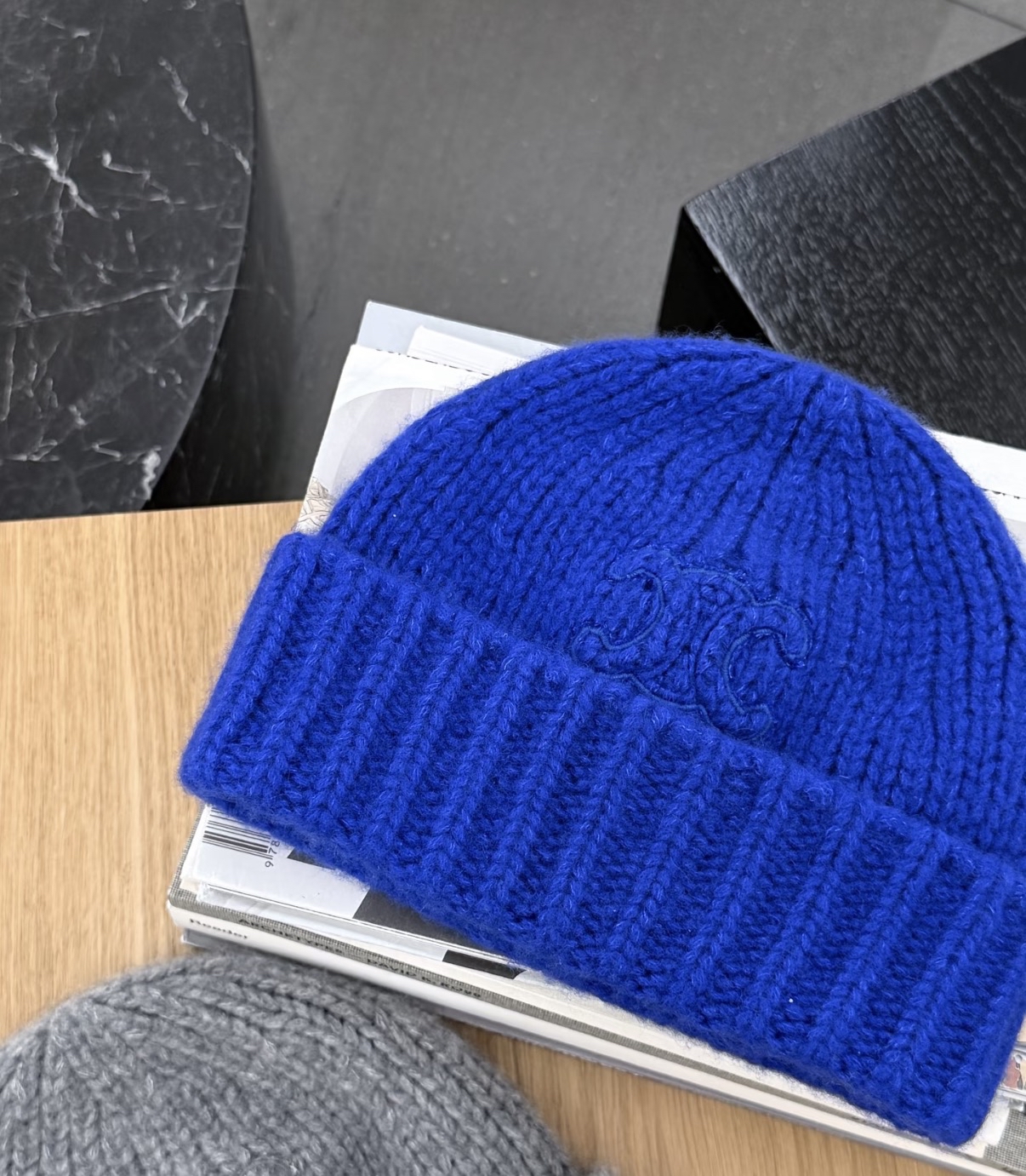 快閃優惠⚡️訂貨 📮Celine 冷帽 (藍色only )   75% CASHMERE 25% SILK