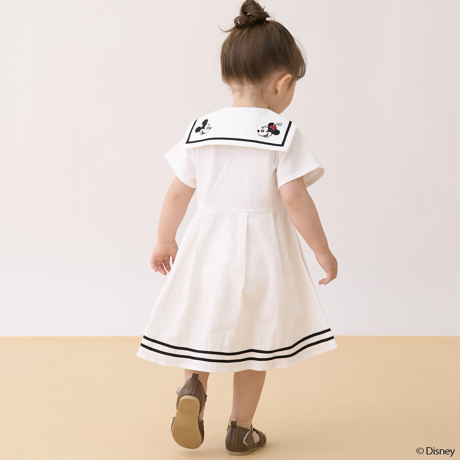 🆕【⭐訂購⭐】🌀🇯🇵 日本直送🌀#Disney #Minnie 刺繡 水手服連身裙 [2款選] 🌀 [ELFA-0130]