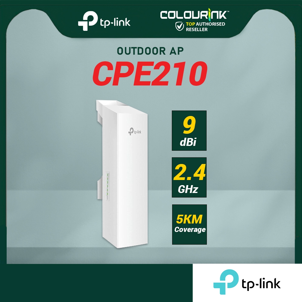 Tp-Link CPE210 CPE510 300Mbps up to 15KM Outdoor Long Distance PoE WiFi Access Point Repeater O3 O4 CPE220 CPE605 CPE610