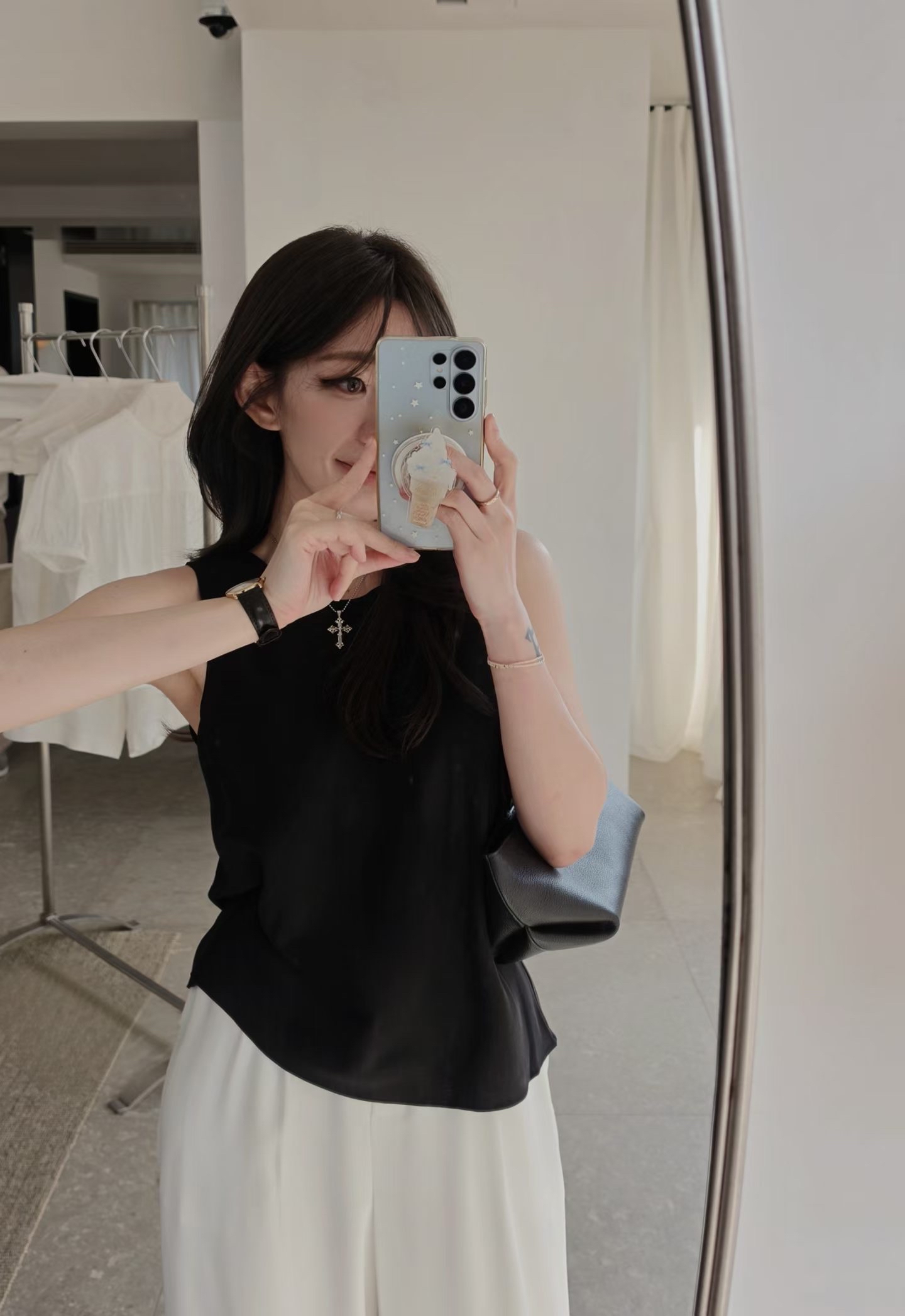 Elegant draped top 
