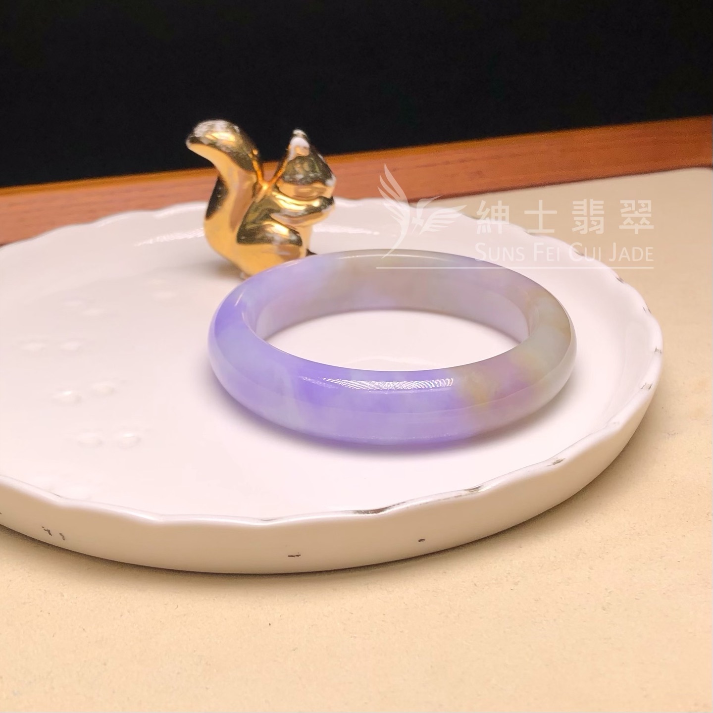 桃紅春福鐲49.8mm