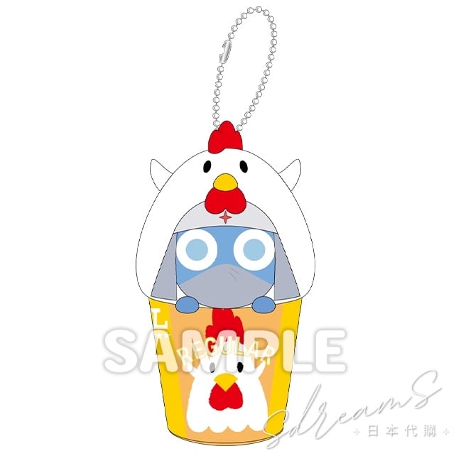 Keroro軍曹 LAWSON聯名限定 炸雞迷你公仔掛飾 Keroro Gunso #P-OOD0045 (PRE-ORDER) [2027/01]