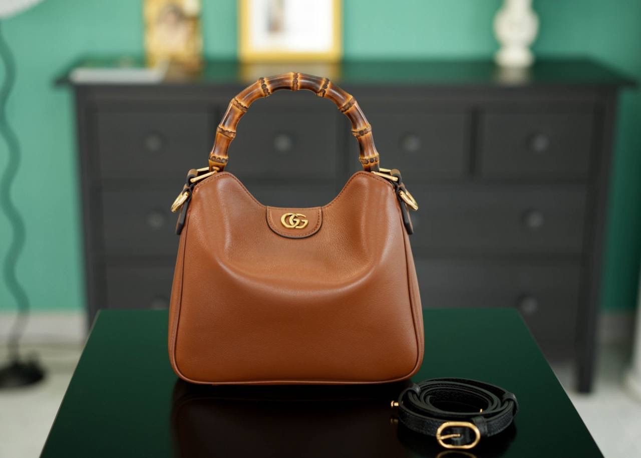 Gucci Bamboo 1947 Small Top Handle Bag - Refined Leather