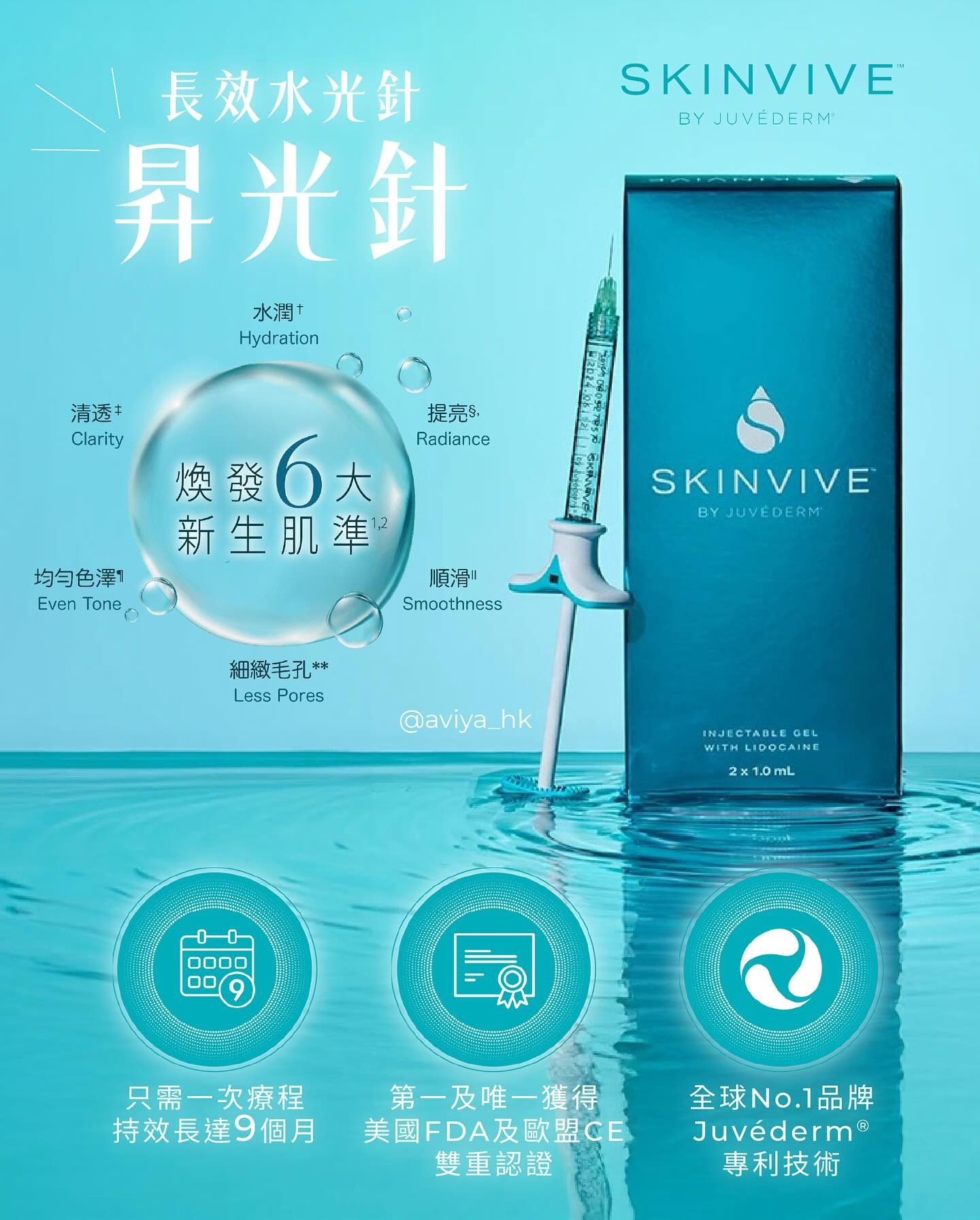 Juvederm®Skinvive 昇光針 1ml*2支/盒
