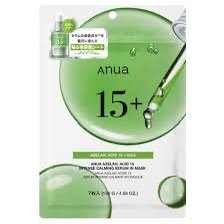 Anua Azelaic Acid 15+ Cica Intense Calming Serum in Mask (杜鵑花酸15%強效舒緩精華面膜) 