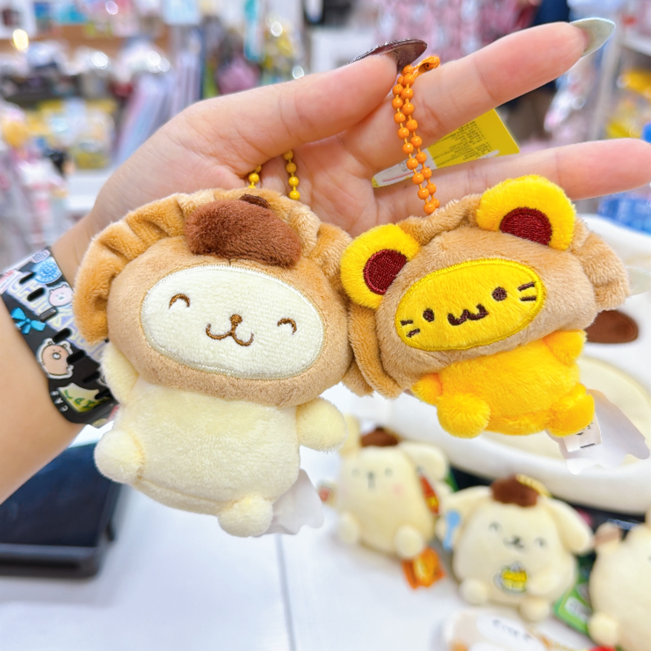 韓國直送韓國限定布甸狗餃子店Pop Store 30周年 限定周邊商品 對裝公仔掛飾