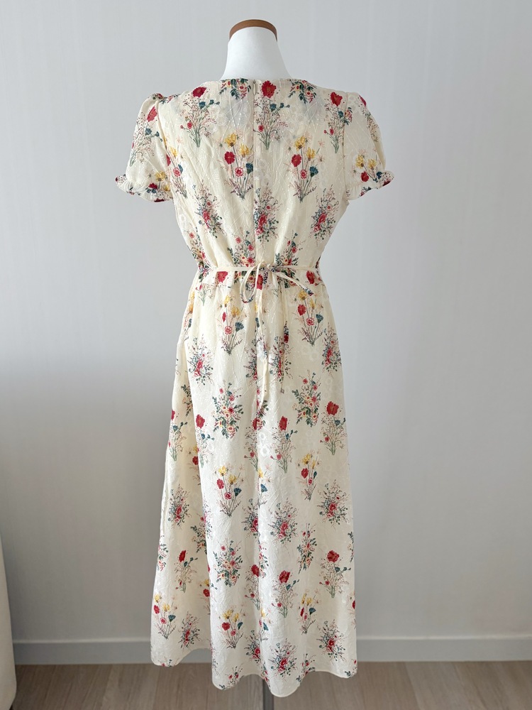 Premium Embroidered Floral Dress