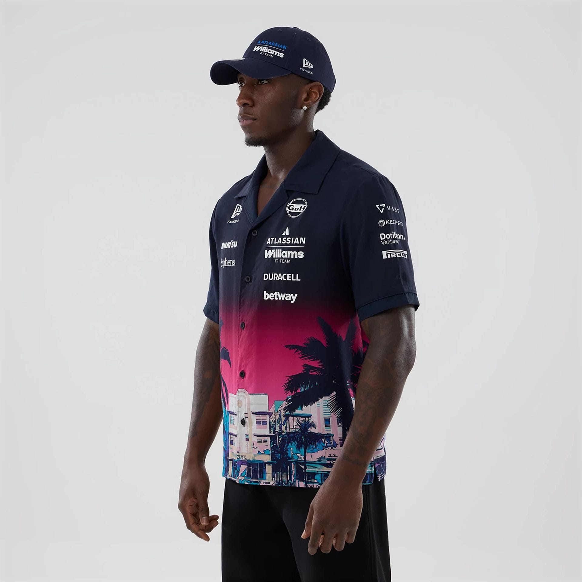 F1 Williams 威廉士車隊 2026 Miami GP 航海風襯衫 60941841