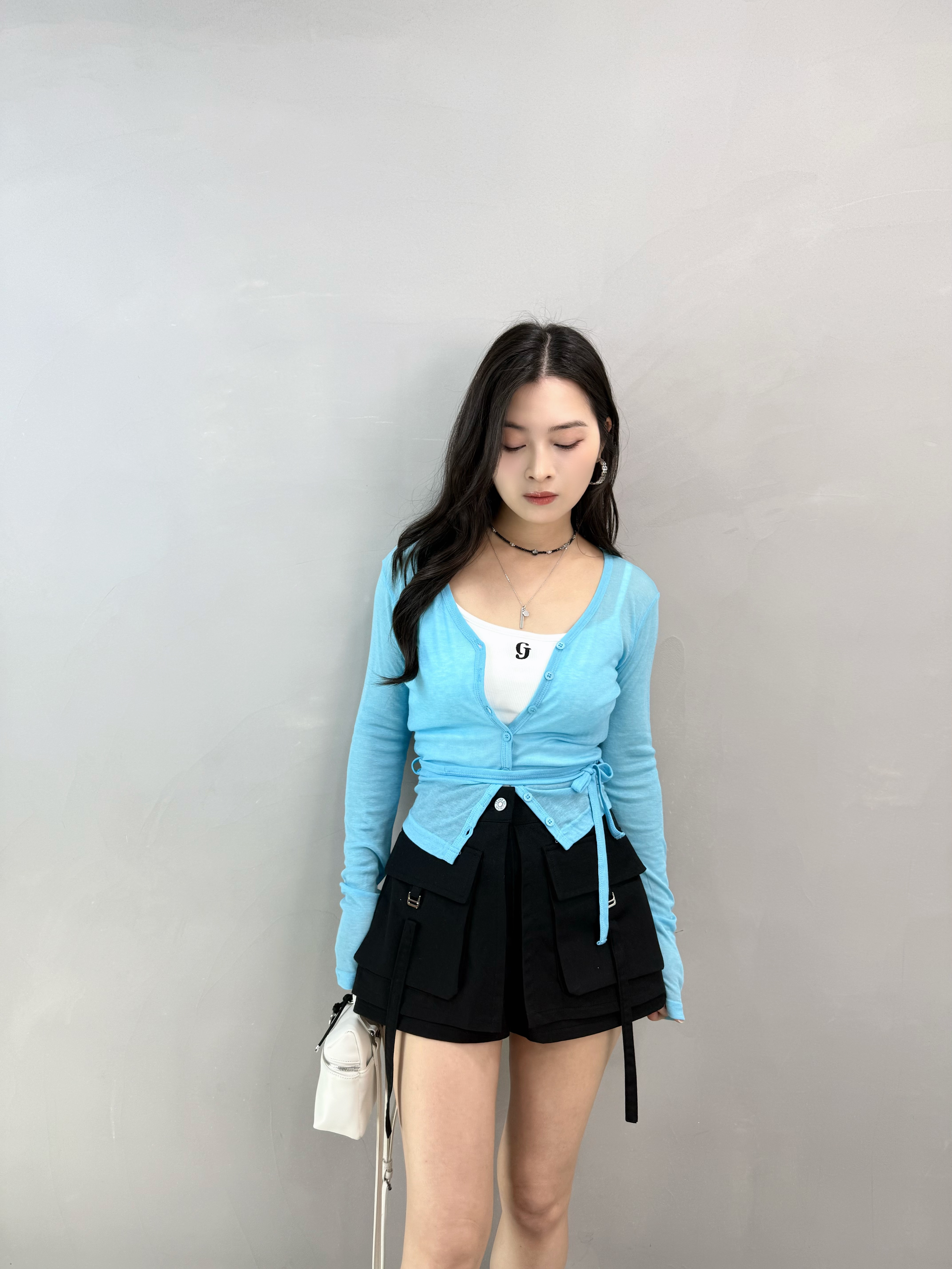 N73 CJ 暗紋吊帶Bra Top