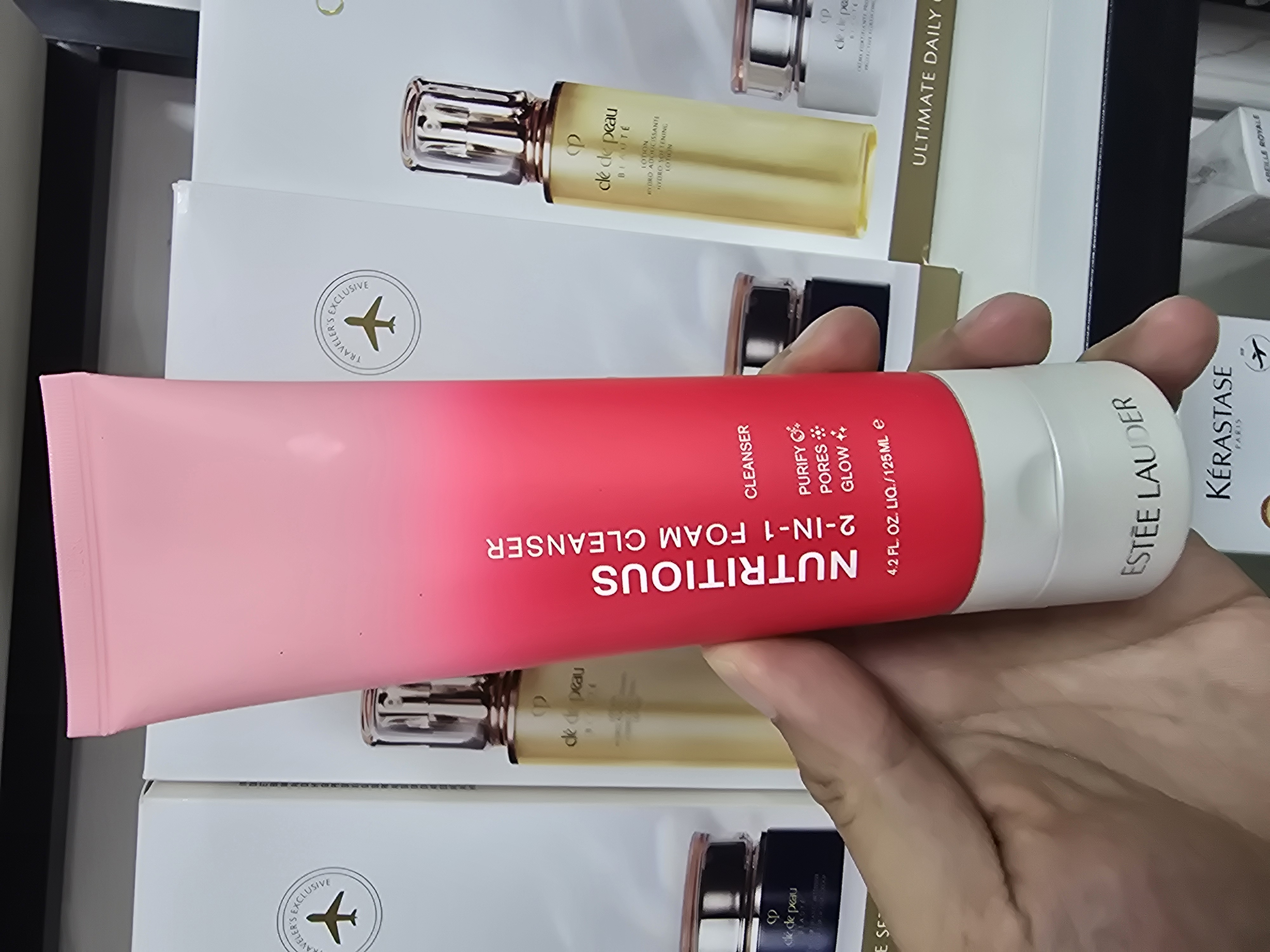清貨價 estee lauder 亮肌抗氧二合一潔面泡沫125ml