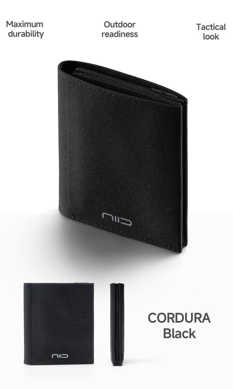 NIID NEX 磁吸 EDC 機能銀包｜1cm 極致纖薄｜ 內側防盜刷 RFID | Slim | RFID Wallet Leather 超薄磁吸銀包 輕便隨身卡套