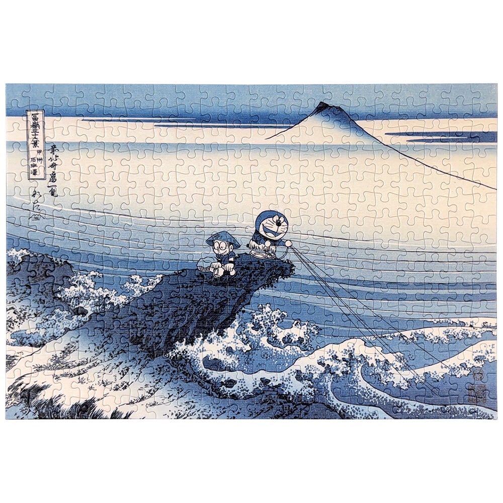 [訂購] 多啦A夢浮世繪 Puzzle 砌圖 (富士山 / 江户百景大橋) 300塊