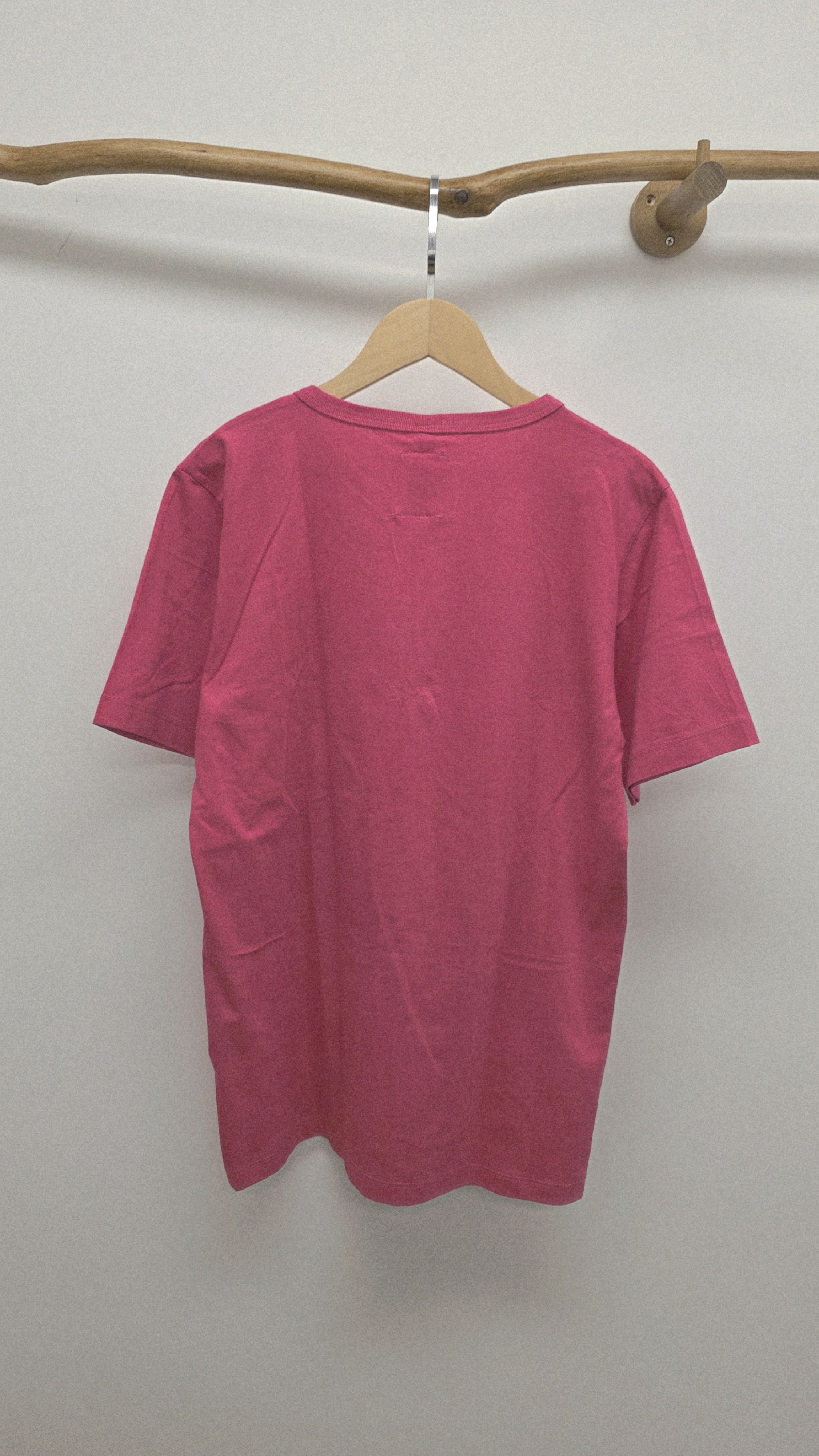 泰國粉紅彩鴨仔印圖棉Tee