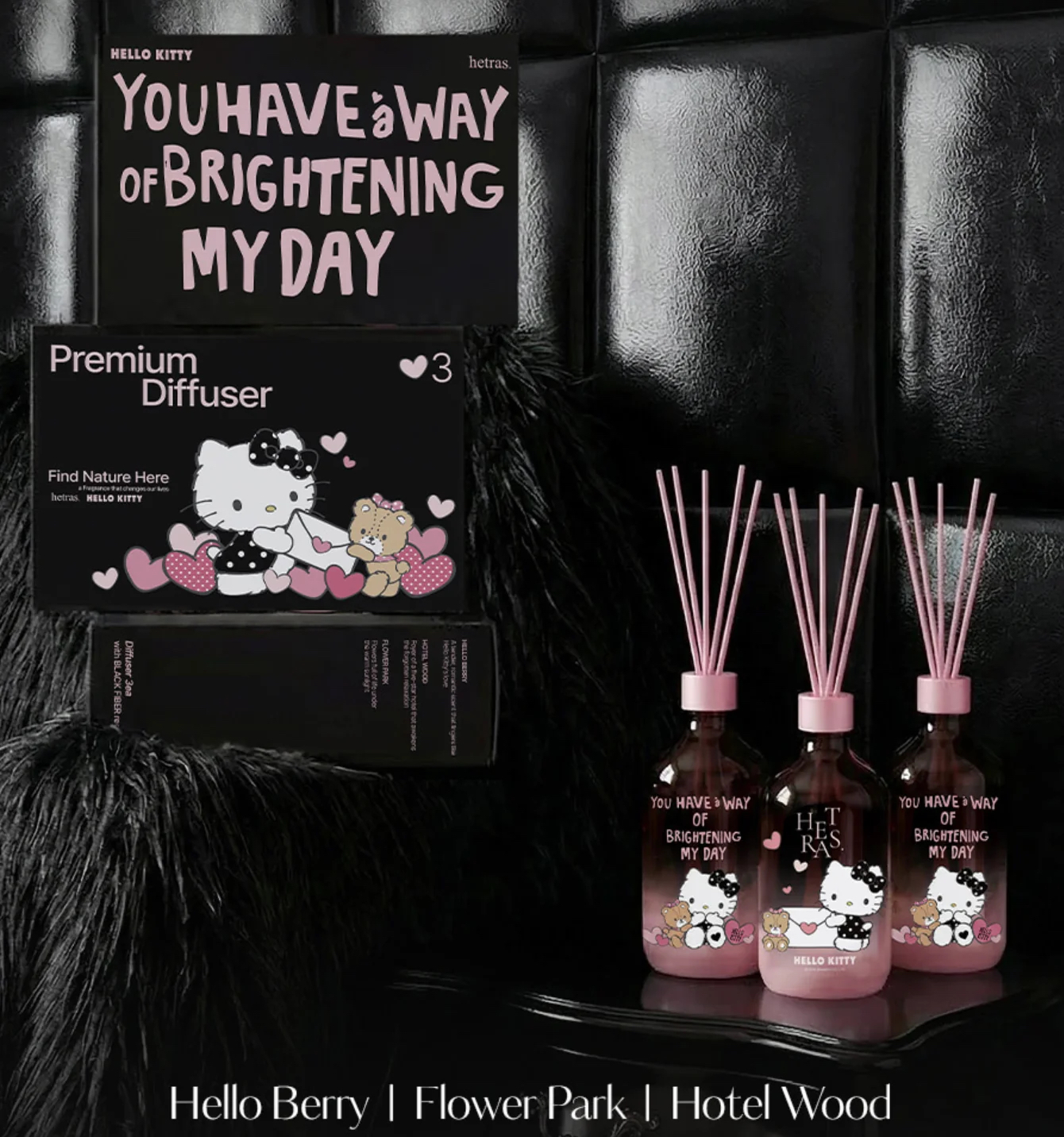 Hetras x Hello kitty Premium Diffuser 3ea [1500ml]