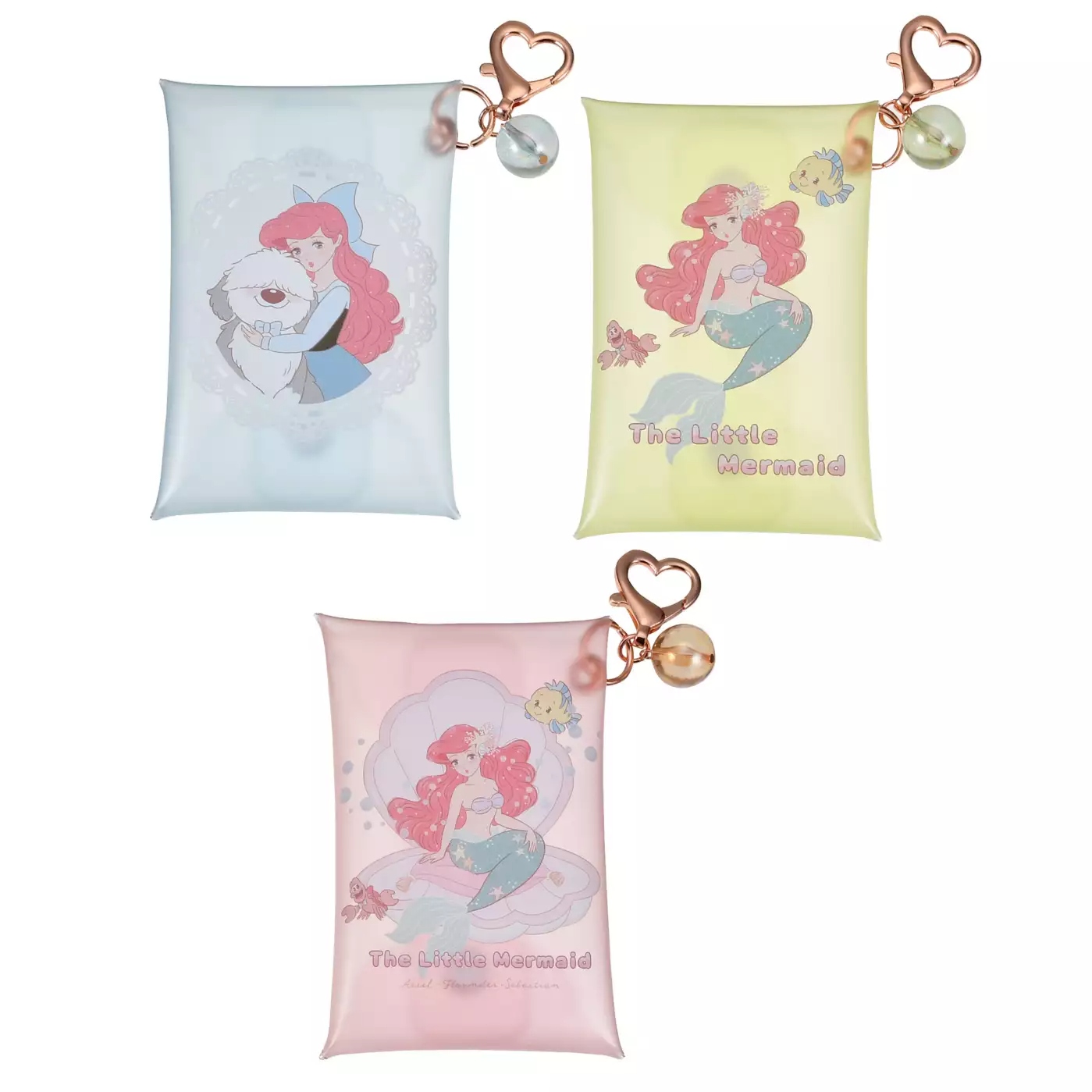  🌸 【預訂】Ariel & Max Mini Pouch (隨機) - The Little Mermaid.Illustrated by mikko