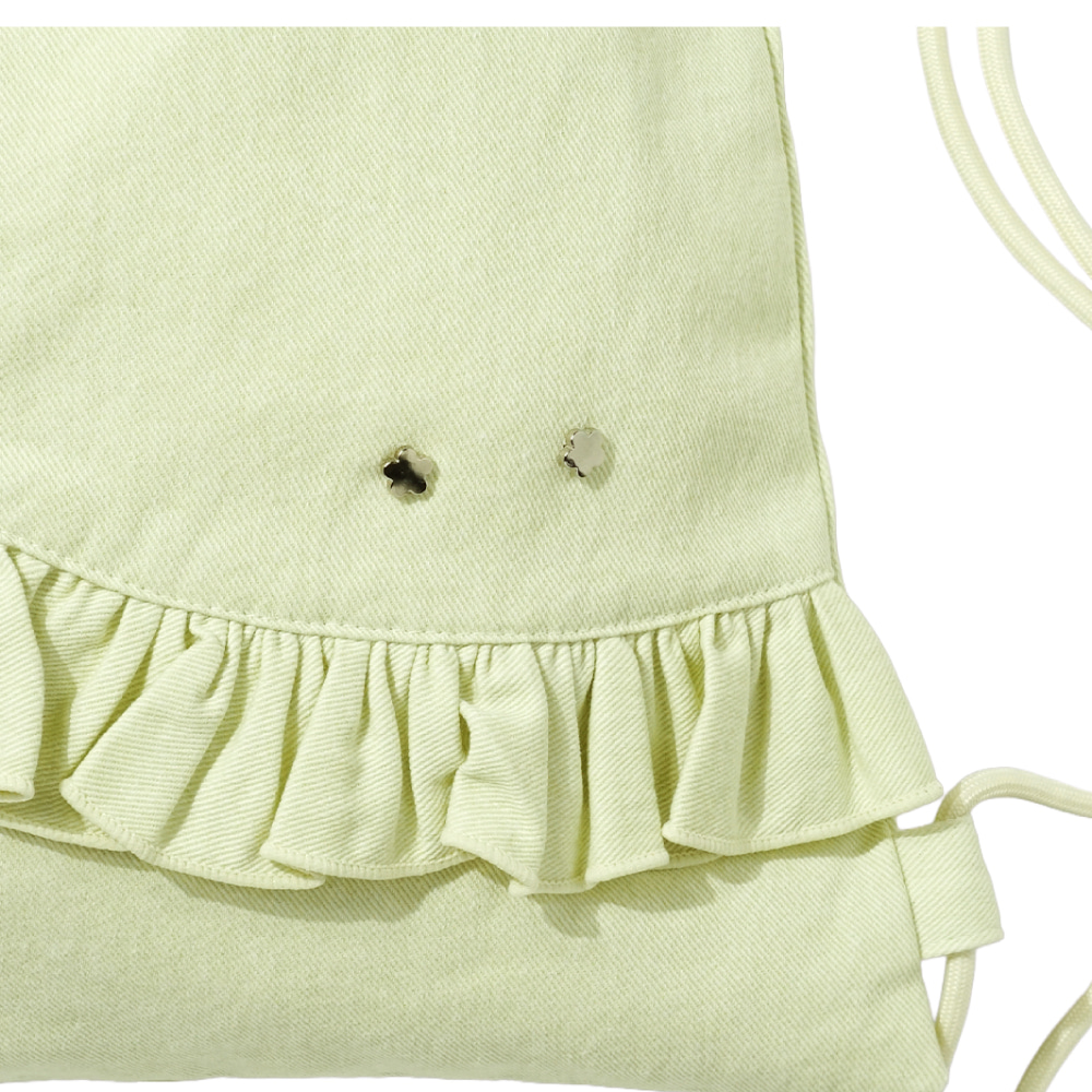 ONGO Flower Knot Ruffle Bag_Lemon 
