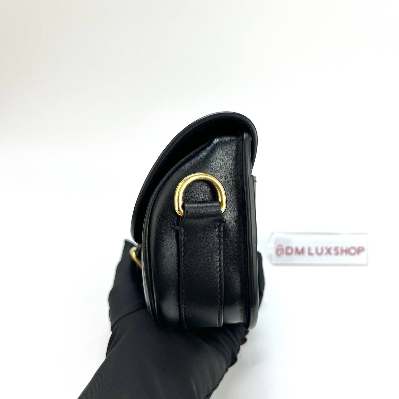 Dior Black Calfskin Bobby East West