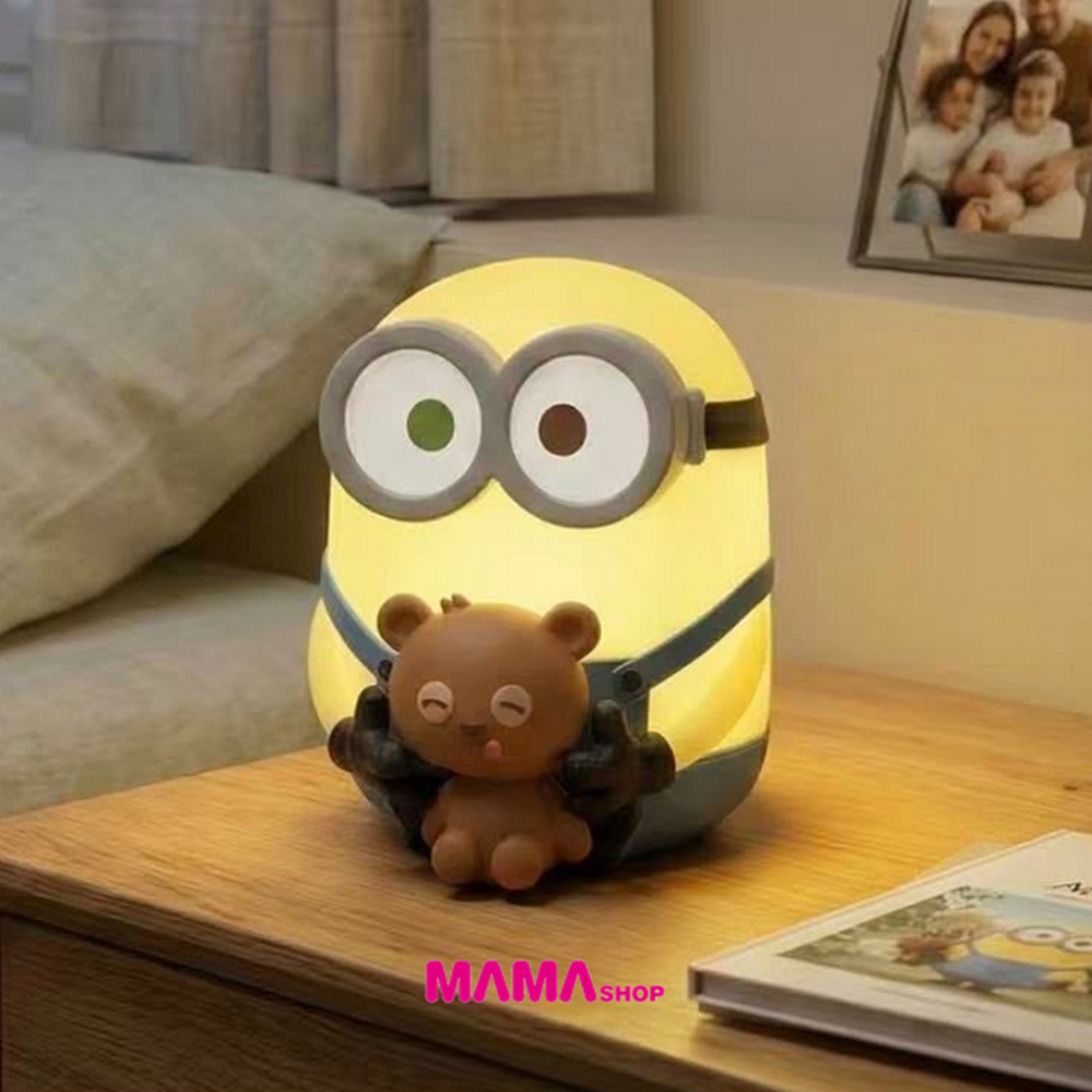 Emie x Minions壞蛋奬門人呀Bob拍拍小夜燈
