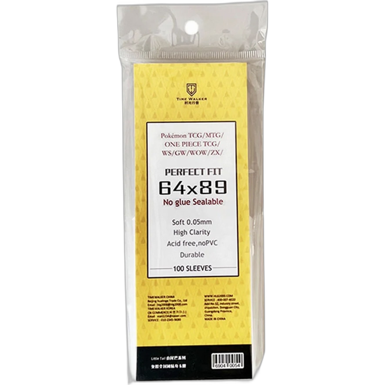 Time Walker Perfect Fit Standard Closed Card Sleeves - 64x89mm