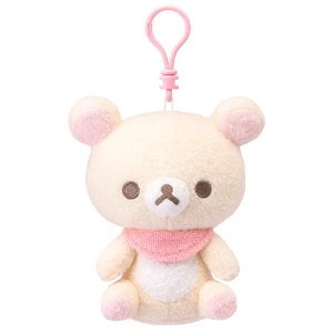 🎀【預訂】Rilakkuma Baby 公仔掛飾 - 白熊