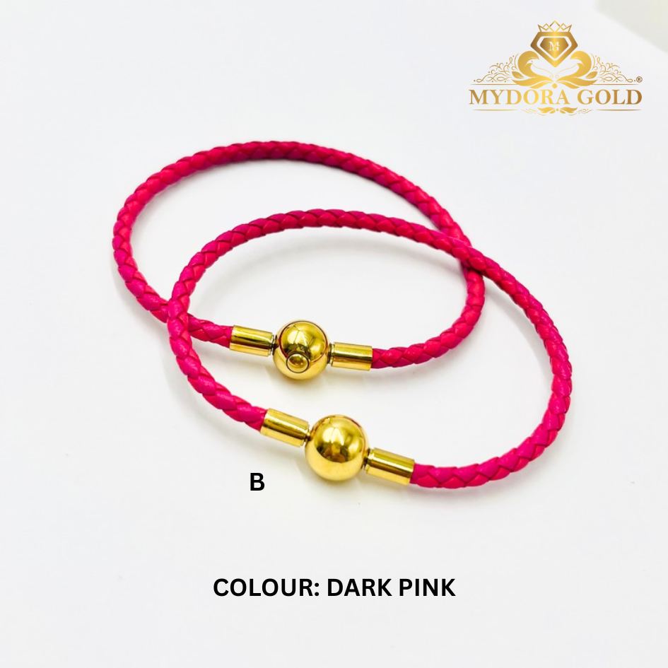 MYDORA Clip Clip Leather Bracelet