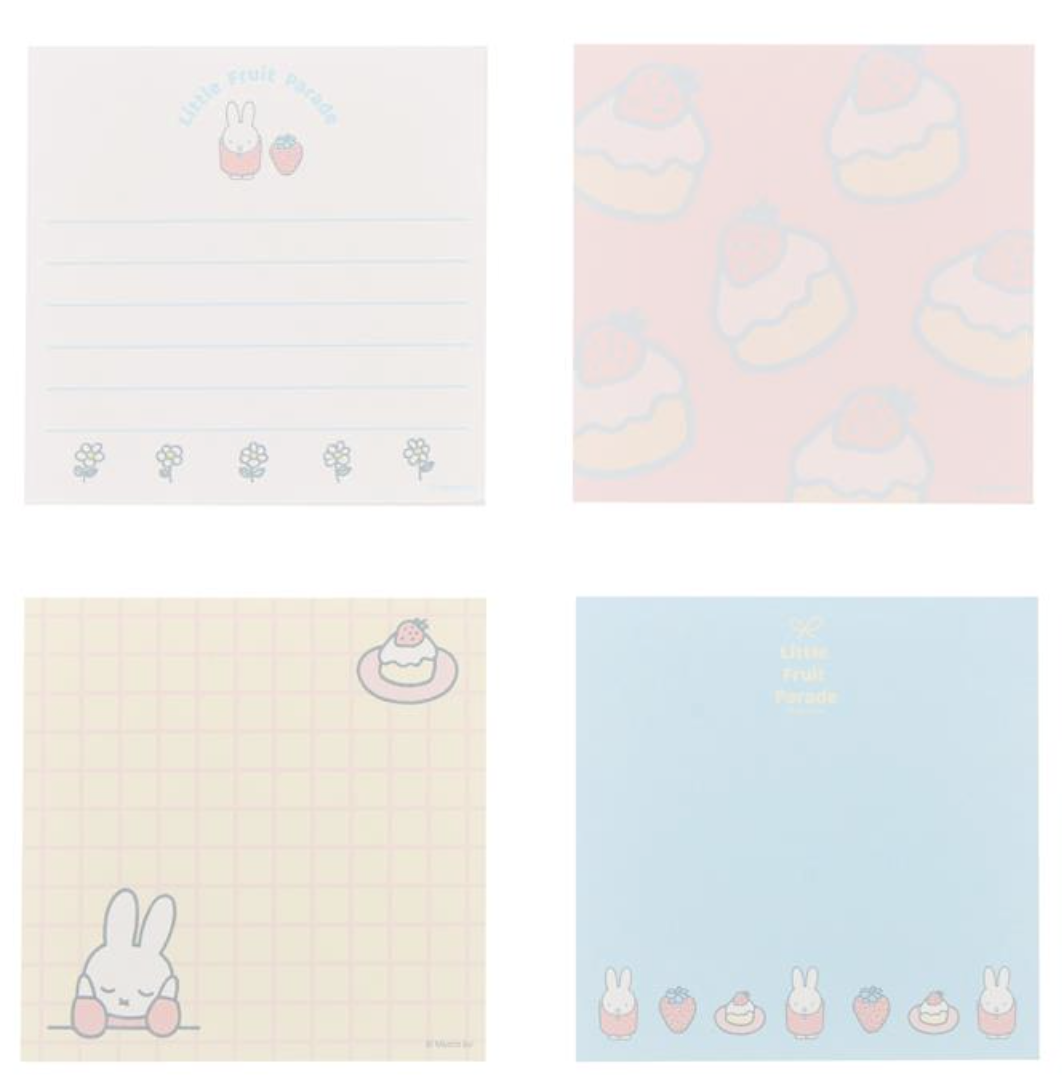 🐰Pre Order  - miffy 聯乘限定 Little Fruit Parade  MEMO  ( 📦 大約 5月中到貨, 若遇到缺貨或其它因素貨期會延遲 ）
